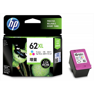 HP 62 XL C2P07AE barevná (color) originální cartridge, po expiraci