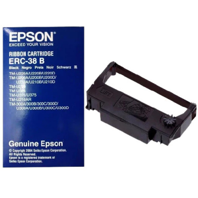 Epson ERC 38 C43S015374, černá, originální barvicí páska