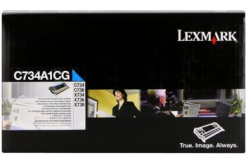 Lexmark C734A1CG azurový (cyan) originální toner