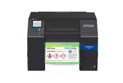 Epson ColorWorks C6500Pe C31CH77202, barevná tiskárna štítků, peeler, disp., USB, Ethernet, black