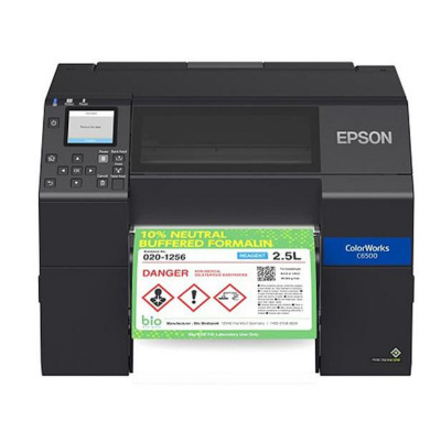 Epson ColorWorks C6500Pe C31CH77202, barevná tiskárna štítků, peeler, disp., USB, Ethernet, black