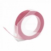 Dymo Omega, 9mm x 3m, bílý tisk / růžový podklad, kompatibilní páska