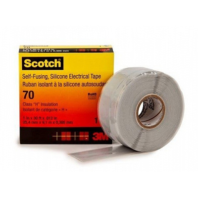 3M 70 Scotch Samosvařitelná silikonová páska, 25 mm x 9,1 m