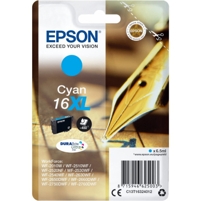 Epson 16XL C13T16324012 azurová (cyan) originální cartridge