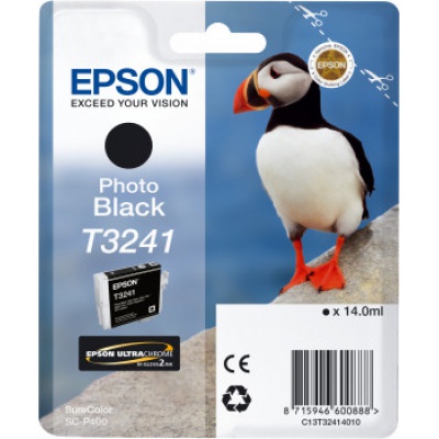 Epson T32414010 foto černá (photo black) originální cartridge