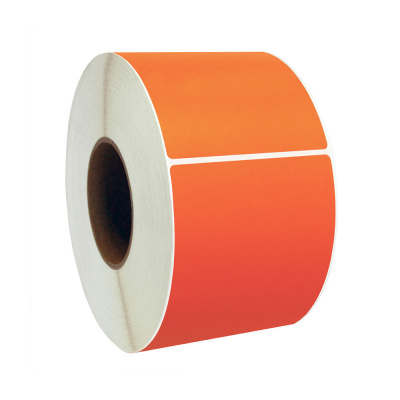 Samolepicí etikety 32x20 mm, 2000ks, oranžové termo, role