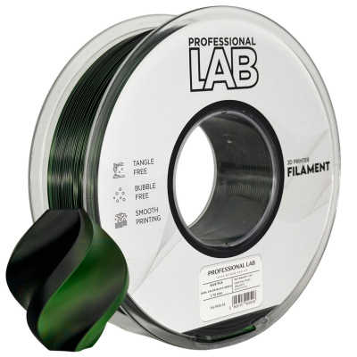 Professional Lab FG-P101-E1, 3D filament, PLA Dual Color, Black Green, 1kg, 1,75mm