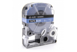 Epson LC-SD9BW, 9mm x 8m, bílý tisk / modrý podklad, kompatibilní páska