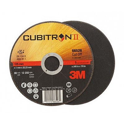 3M Cubitron™ II  Řezný kotouč T41 125 mm x 1 mm