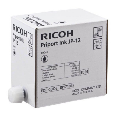 Ricoh JP 12 817104 černá (black) originální cartridge
