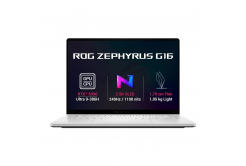 ASUS ROG Zephyrus G16/GU606AX-TB081W/U9-386H/16"/2560x1600/64GB/1TB/RTX 5090/W11H/White/2R
