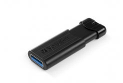 VERBATIM Flash Disk PinStripe USB 3.0, 16GB - černá