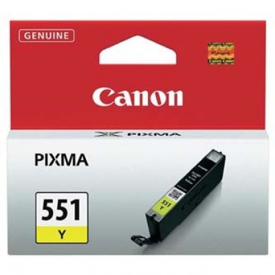 Canon CLI-551Y 6511B001 žlutá (yellow) originální cartridge