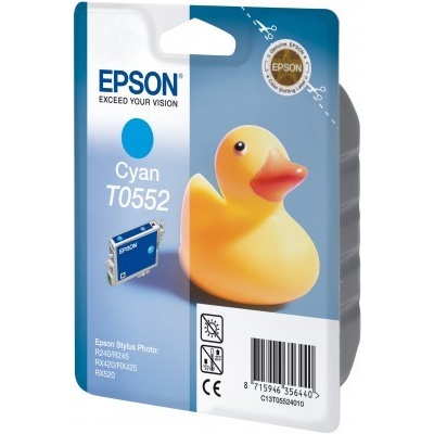 Epson T055240 azurová (cyan) originální cartridge