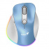 Myš bezdrátová, Genius Ergo 9000S Pro, bílo-modrá, optická, 2400DPI