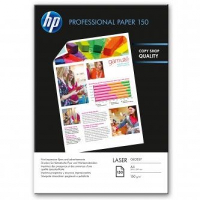 HP CG965A Professional Glossy Laser Photo Paper, foto papír, lesklý, bílý, A4, 150 g/m2, 150 ks, CG965