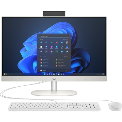 HP ProOne 245 G10 B6YN5ET#BCM Počítač All-in-one, 23,8", FHD, R3-7320U, 8GB, 512GB, AMD int, DOS, Bílá, 1R
