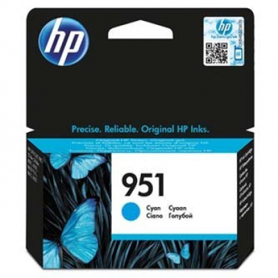 HP CN050AE, 951 azurová (cyan) originální cartridge