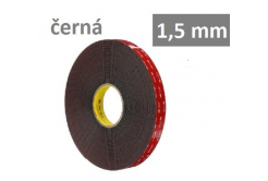 3M VHB™ 4655, tl. 1,5 mm; tmavošedá oboustranně silně lepicí akrylová páska 9 mm x 33 m