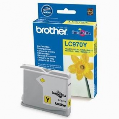 Brother LC-970Y žlutý (yellow) originální cartridge