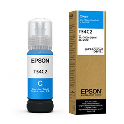 Epson originální ink C13T54C220, cyan