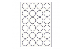 Samolepicí etikety 45 x 45 mm, 24 etiket, A4, 100 listů