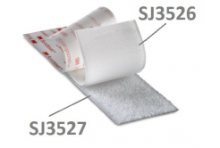 3M Hook & Loop™ SJ3526 bílý, háčky 25 mm - metráž (1dm=10cm)