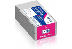 Epson SJIC22P(M) C33S020603 pro ColorWorks, purpurová (magenta) originální cartridge
