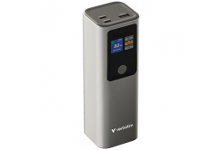 Verbatim 32269 powerbanka s displejem, Charge 'n' Go, 32269, 27000mAh, šedá