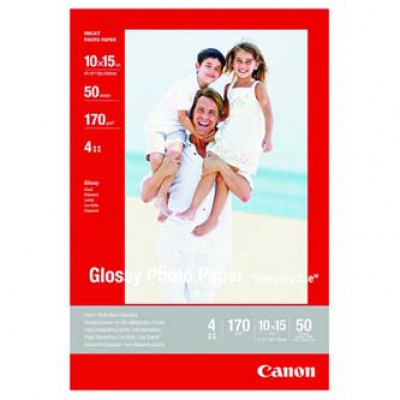 Canon GP-501 Photo paper glossy, foto papír, lesklý, bílý, 10x15cm, 4x6", 210 g/m2, 10 ks, inkoustový tisk