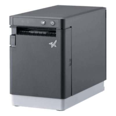 Star mC-Label2 X4, CloudPRNT, 12 dots/mm (300 dpi), cutter, linerless, USB-C, BT, Ethernet, Wi-Fi, black