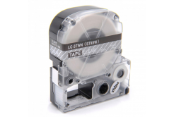 Epson LC-ST9SW, 9mm x 8m, bílý tisk / průhledný podklad, kompatibilní páska