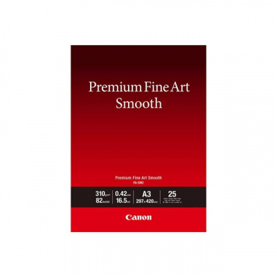 Canon 1711C013 Premium Fine Art Smooth, foto papír, matný, inkoustový, bílý, A3, 310 g/m2, 25 ks
