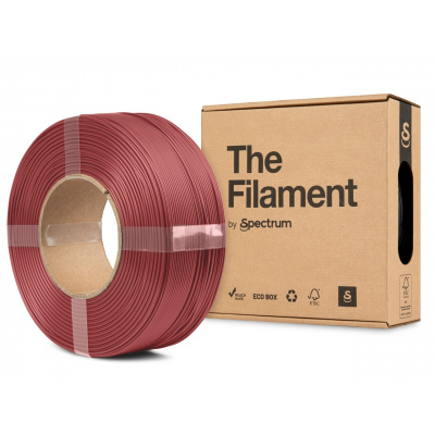 "The Filament" by Spectrum TF-24162, ReFill, PLA Matte, 1.75mm, OCTOBER RED, 1kg