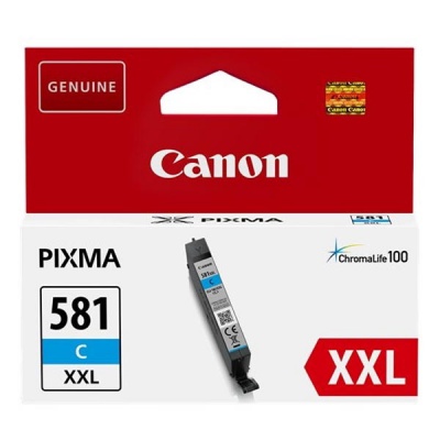 Canon CLI-581C XXL 1995C001 azurová (cyan) originální cartridge