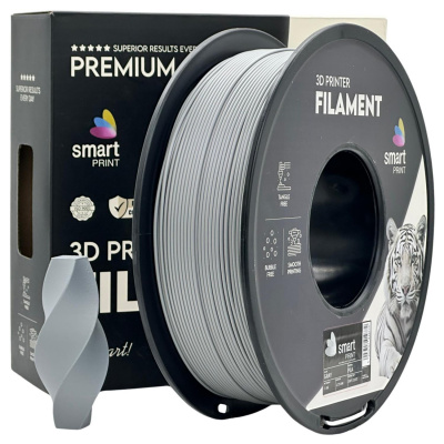 Smart Print FG-S63-E1, 3D filament, PLA, Gray, 1kg, 1,75mm