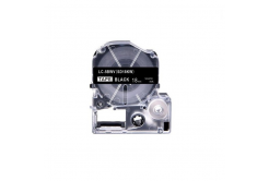 Epson LC-SD18KW, 18mm x 8m, bílý tisk / černý podklad, kompatibilní páska
