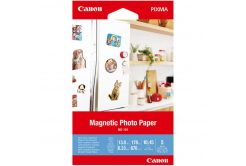 Canon 3634C002 Magnetic Photo Paper, foto papír, lesklý, bílý, Canon PIXMA, 10x15cm, 4x6", 670 g/m2, 5 ks
