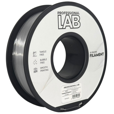 Professional Lab FG-P32-E1, 3D filament, PETG, Transparent, 1kg, 1,75mm