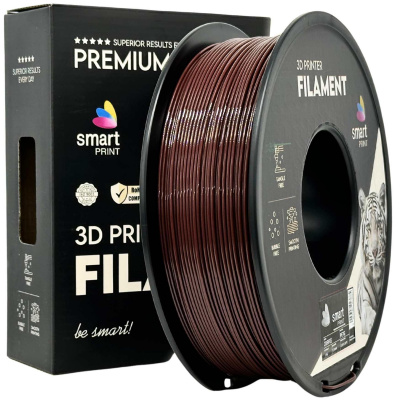 Smart Print FG-S205-E1, 3D filament, PETG, Coffee, 1kg, 1,75mm
