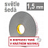 3M VHB™ 4956-P, tl, 1,5 mm; světle šedá oboustranně velmi silně lepicí akrylová páska 19 mm x 33 m