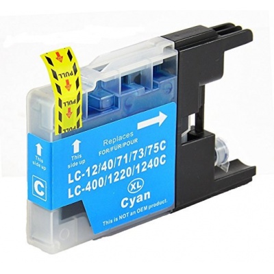 Brother LC-1240 / LC-1280 azurová (cyan) kompatibilní cartridge