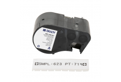Brady M5C-1000-461 / 170876, 25.40 mm x 7.62 m, Polyester, černý tisk / bílý podklad