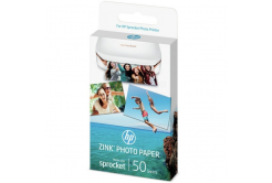 HP 1DE37A samolepicí fotopapír ZINK 50x76 mm (2x3") 50 listů, bílý 290 g/m2 termo