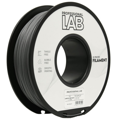Professional Lab FG-P186-E1, 3D filament, PLA, Carbon Fiber Gray, 1kg, 1,75mm