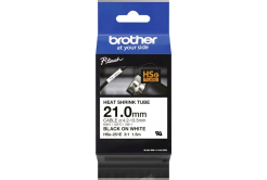 Brother HSe-251E Pro Tape, 21 mm x 1.5 m, černý tisk / bílý podklad , originální páska