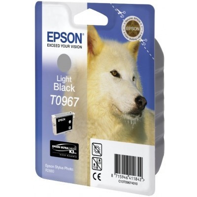 Epson T09674010 světle černá (light black) originální cartridge