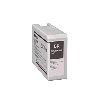Epson SJIC55-BK C13T58C140 pro ColorWorks, černá (black) originální cartridge