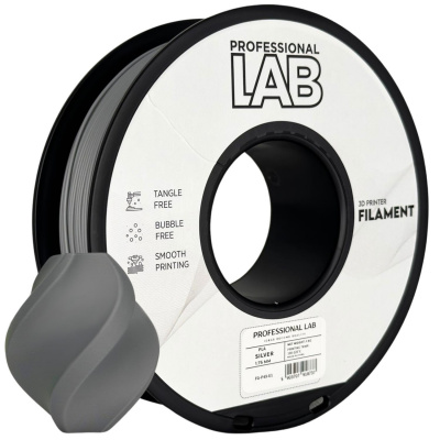 Professional Lab FG-P67-E1, 3D filament, PLA, Silver, 1kg, 1,75mm