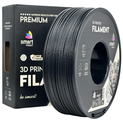 Smart Print FG-S139-E1, 3D filament, ASA, Glass Fiber Black, 1kg, 1,75mm